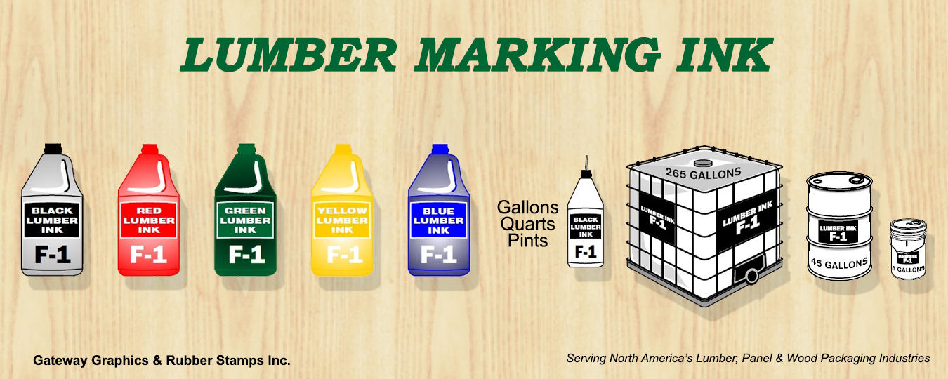Gateway Graphics & Rubber Stamps Inc Wood Marking Products