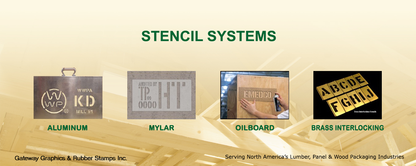 Gateway Graphics & Rubber Stamps Inc Wood Marking Products