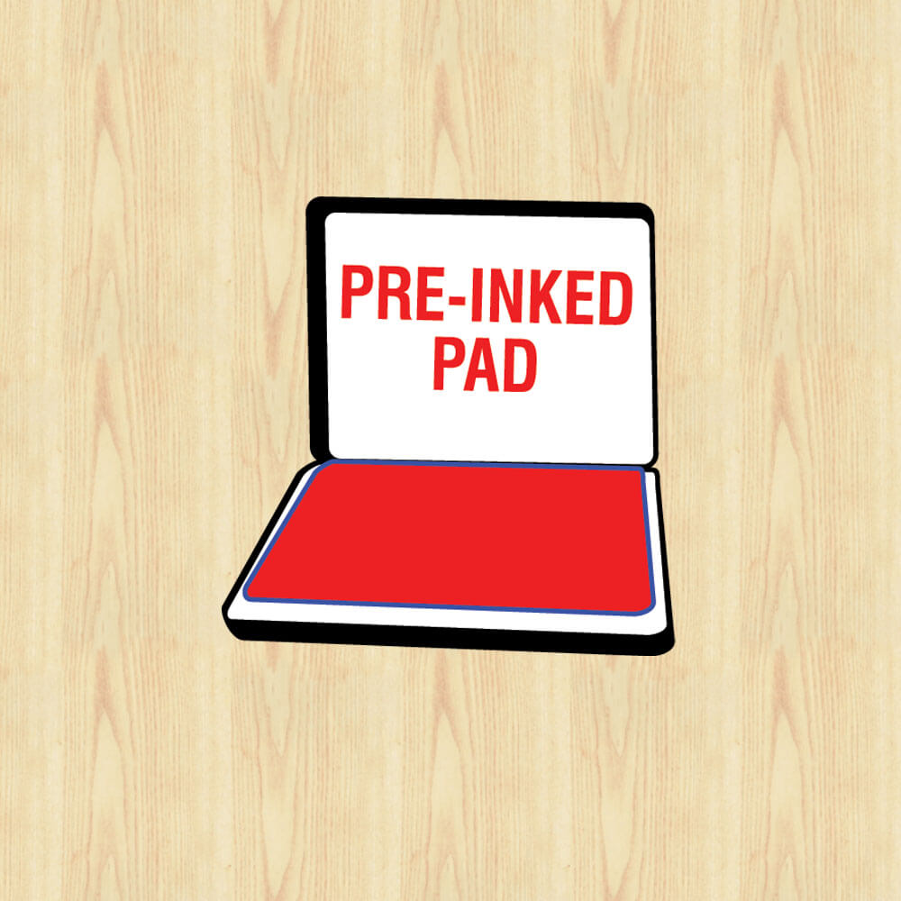 STAMP PAD RED - AB Projects LTD